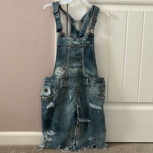 Denim Overall Dress